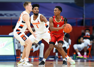 Syracuse faces UB in the Carrier Dome on Saturday after a narrow win over Northeastern (pictured) on Wednesday.
